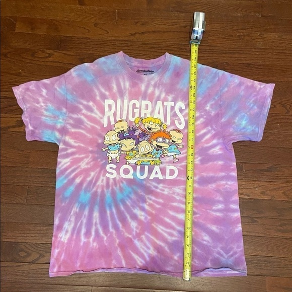 NICKELODEON RUGRATS PURPLE TIE DYE T-SHIRT SZ XL RARE - Picture 5 of 8